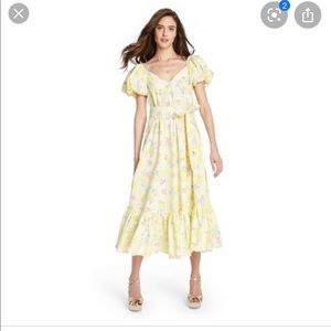 COPY - Loveshackfancy Yellow dress target collar